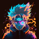 Naruto and neon light