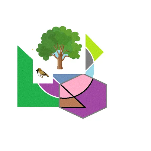 nature art in geometery