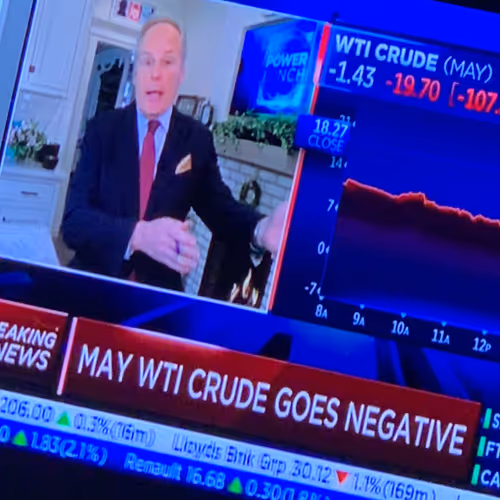 Negative oil price