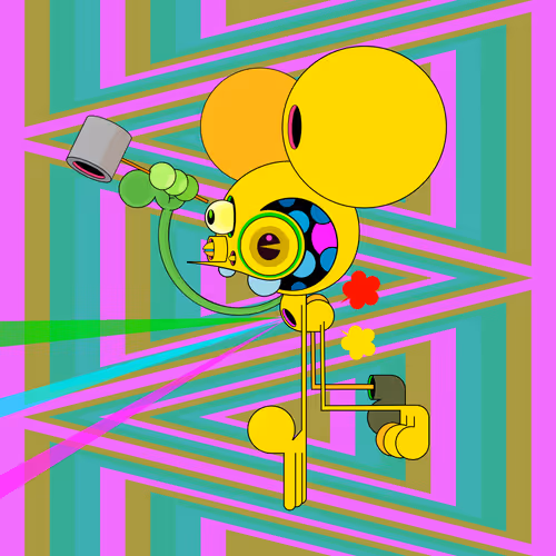 Neogen Space Monkeys by Dalek x Generative Artworks