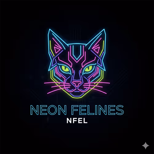 Neon felines