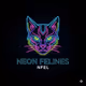 Neon felines