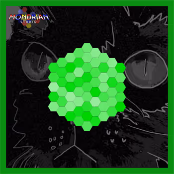 The Neon Hexagon Collection (Mondrian - Plastic Reality) - old