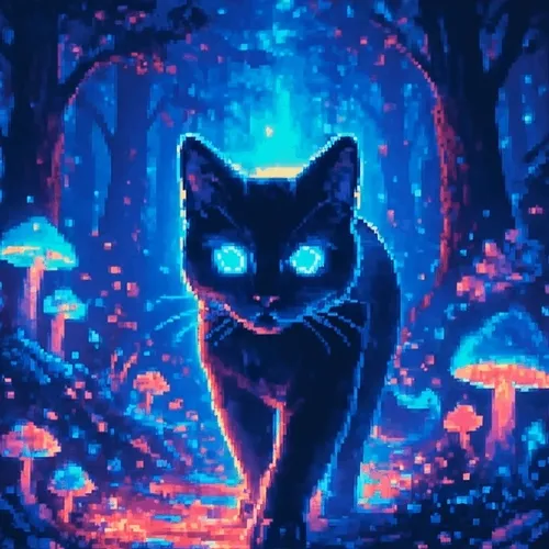 Neon Kitties