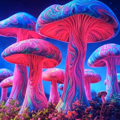 Neon Mycelium Realms