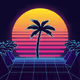 Sunset Palm