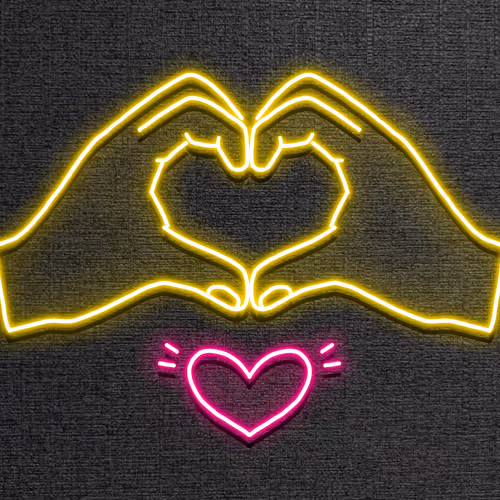 Neon sign heart