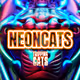 NEONCATS BY TRIPPINGCATS