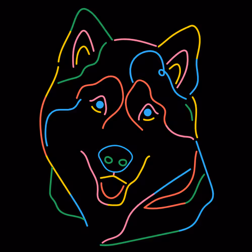Neon Drawing Art