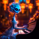 Neon Bride's Eerie Glow