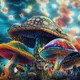 Rare trippy mushroom lands