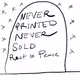 Never Printed Never Sold