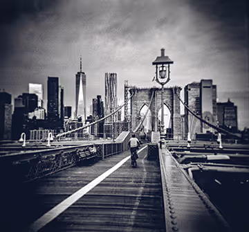 New York City in BnW - old