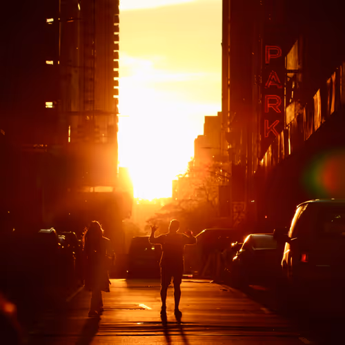 New York Sunset - old