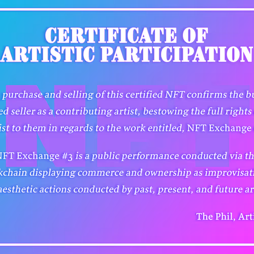 NFT Exchange #3
