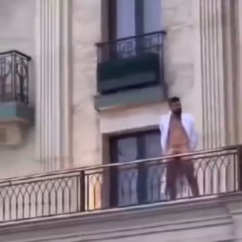 Naked Man and Fire
