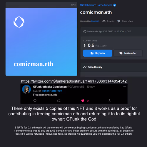 NFTs for Crowdfunding - old