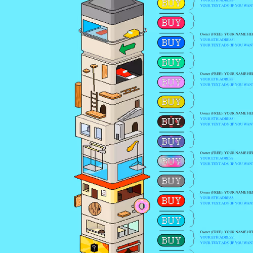NFT Tower. Apartments for sale. Towerverse