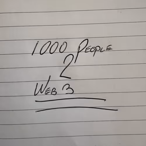 Onboarding 1000 people to Web3