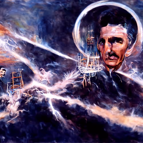 Nikola Tesla AI Tribute