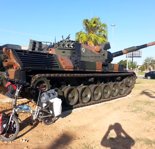 No war for oil. Go by bike - old