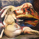 Nude portrait generated by AI