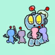 stuffed doll of robot = nunotto 2