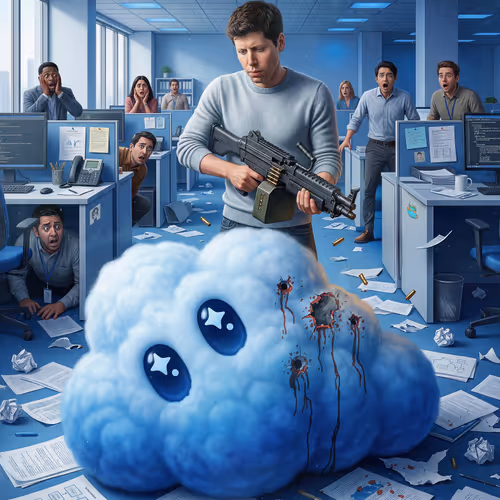 OPENAI KILLING SORA by BEEPLE
