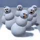 Obscene snowmen