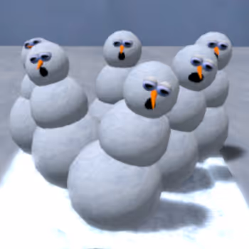 Obscene snowmen