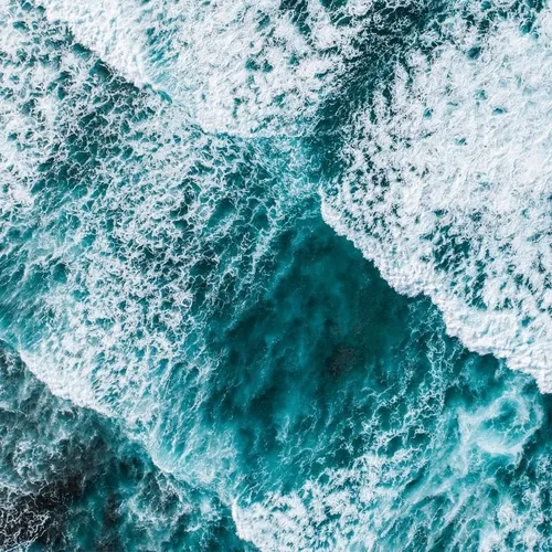 Ocean waves from above - old