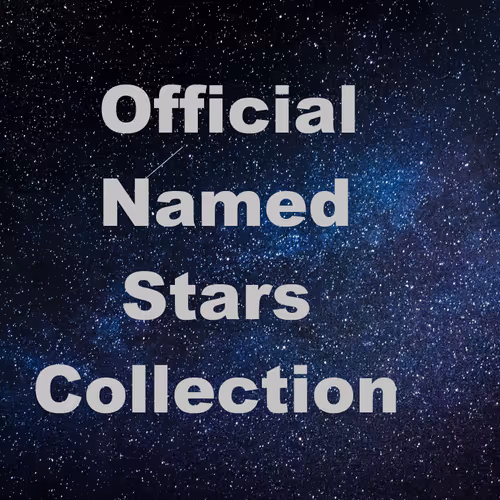 Official named stars collection