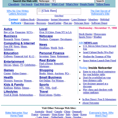 Old Homepages