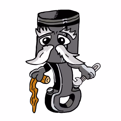 old piston #1 - old