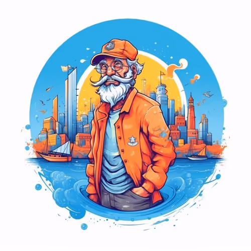 OLD SAILOR IN THE CITY