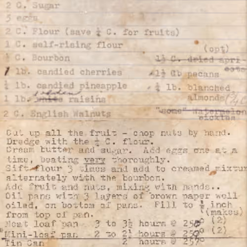 Olde Time Recipes