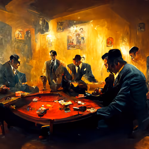 Casino Poker room - OldPokerMasters Collection