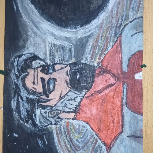 OMNI MAN HAND DRAWING