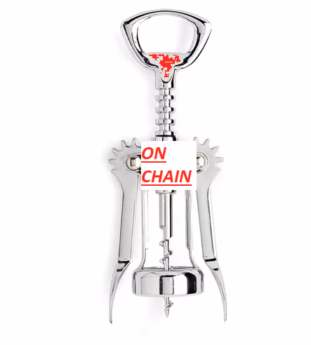 ON CHAIN WINE OPENER - old