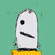One Eyed Sad Face Robot