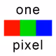 One pixel RGB
