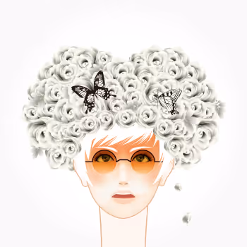 ONLY GIRL/right brain side - old