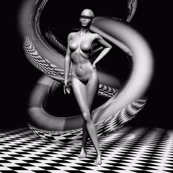 Optical illusions and abstract art experiments by George Grie