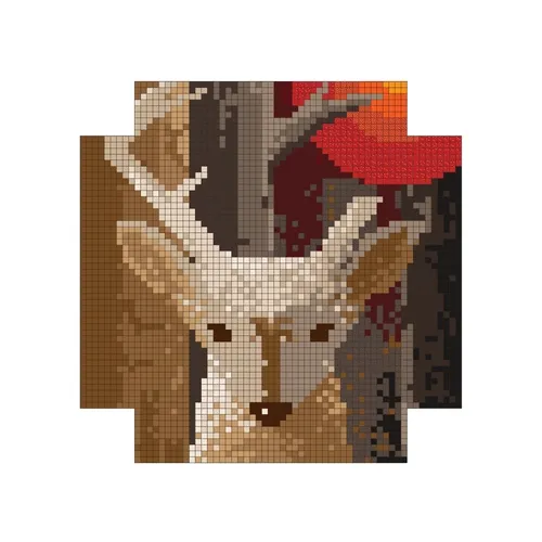 OPIXSAI - Deer Pixel Stamps