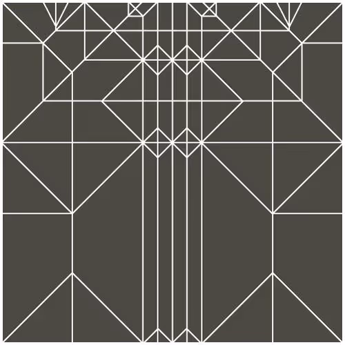 Origami crease pattern art