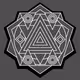 Origami geometric pattern - old