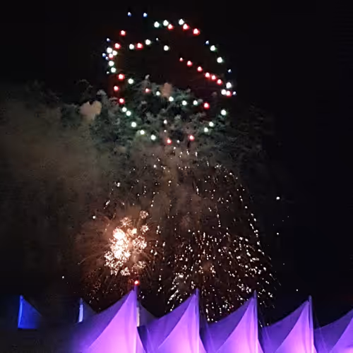 out for fireworks