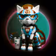 Outer Space Planet Cats