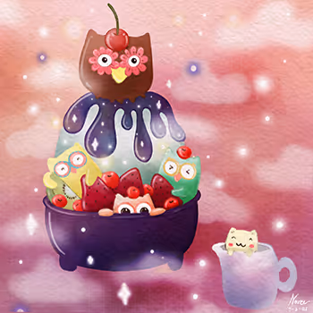 Owl Bingsu - old