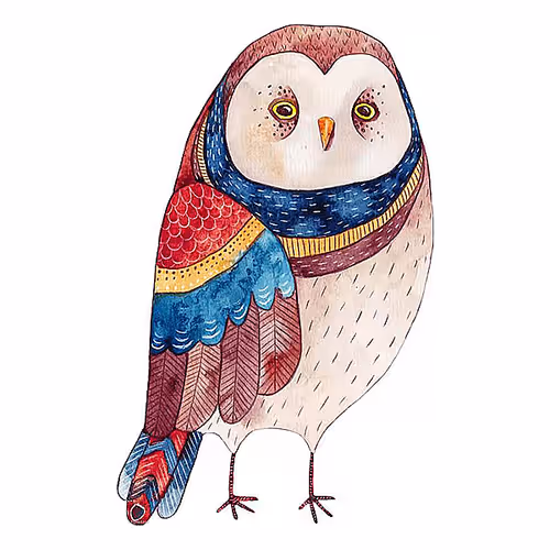 Owl Watercolor
